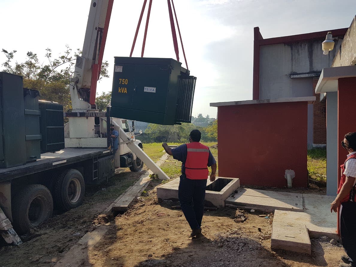 Linea Subterranea y Transformador 750 KVA